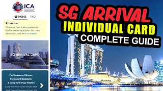 How to complete SG Arrival Card Online Tutorial | My ICA Singapore Arrival Card screenshot 3