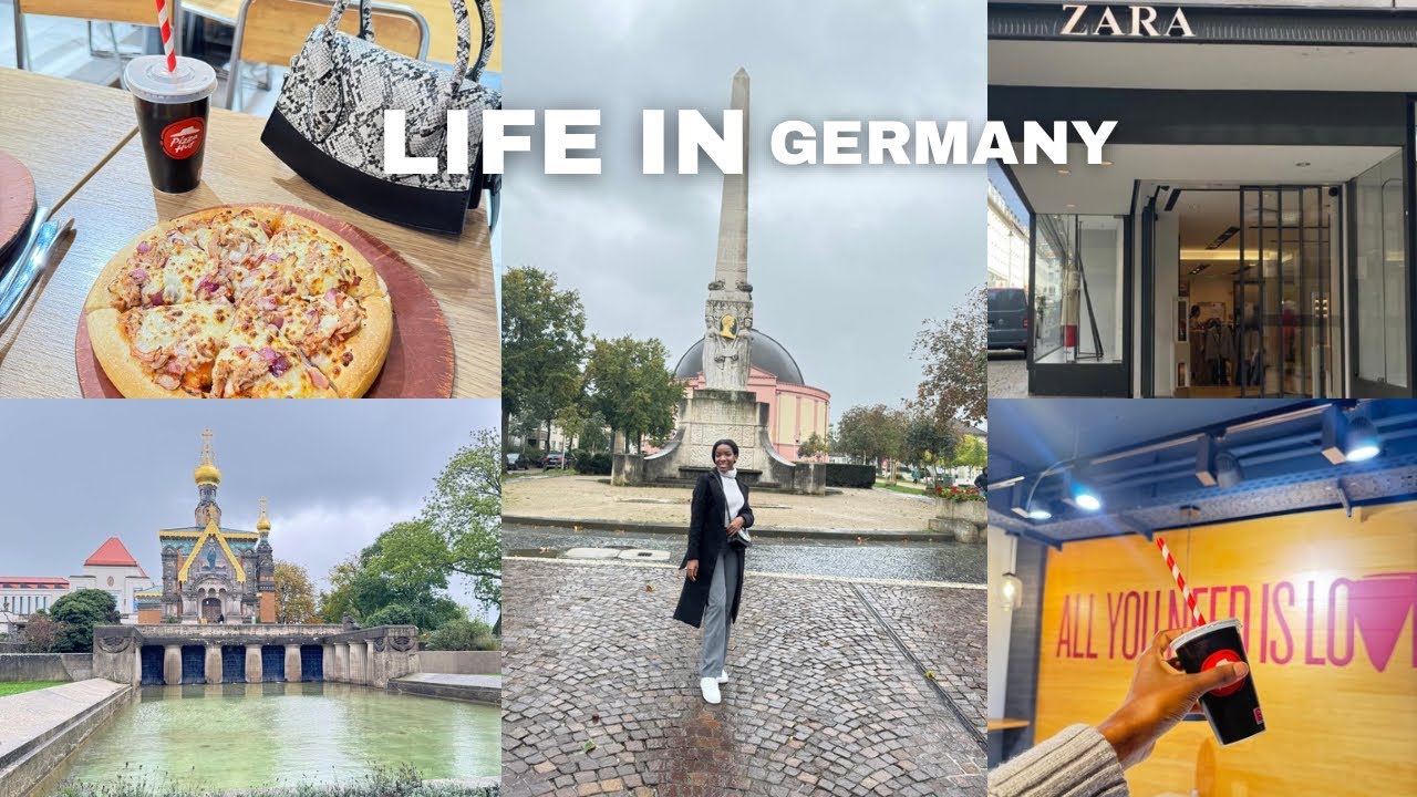 Days in my life in Germany|Cozy rainy day|City trip to Darmstadt|Living alone diaries|Germany vlog