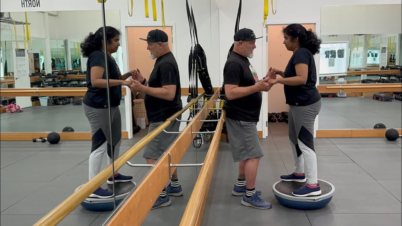 Siri with her fitness trainer Doug - YouTube