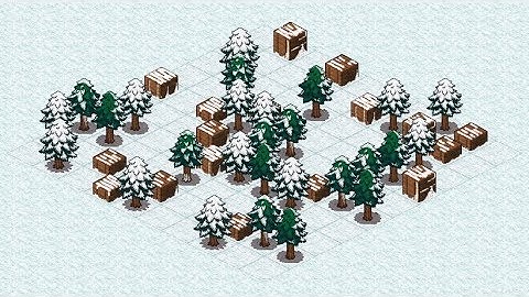 Advent Of Code 2018 - Day 18 puzzle animation