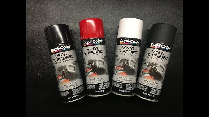 Black Flexible Fabric Spray Paint for Fabrics Leather Vinyl Textile Clothes  New