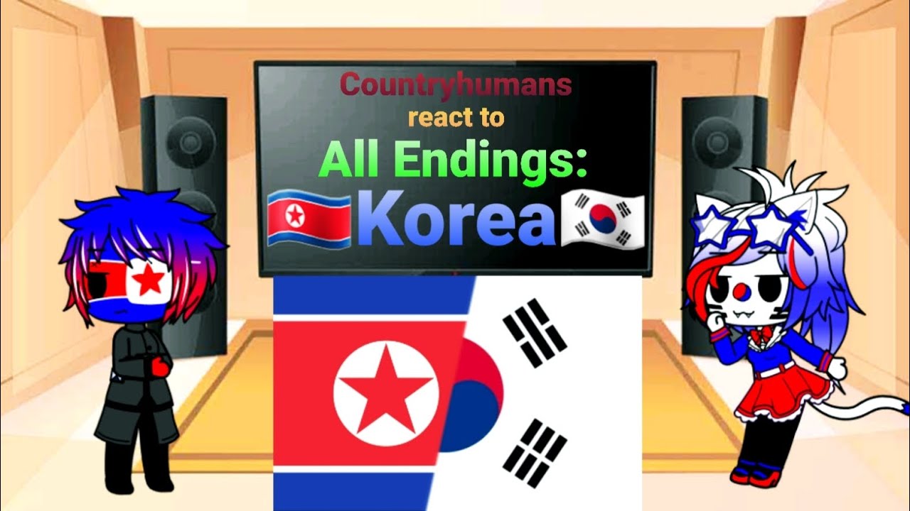 Countryhumans react to All Endings: Korea