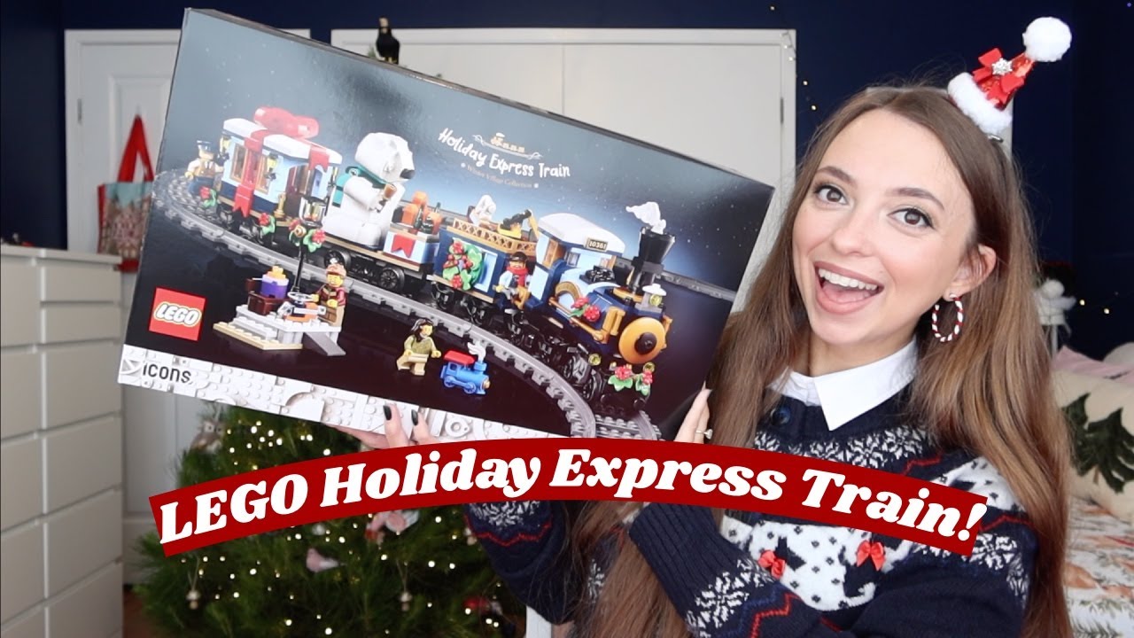 Building the LEGO Holiday Express Train Set!