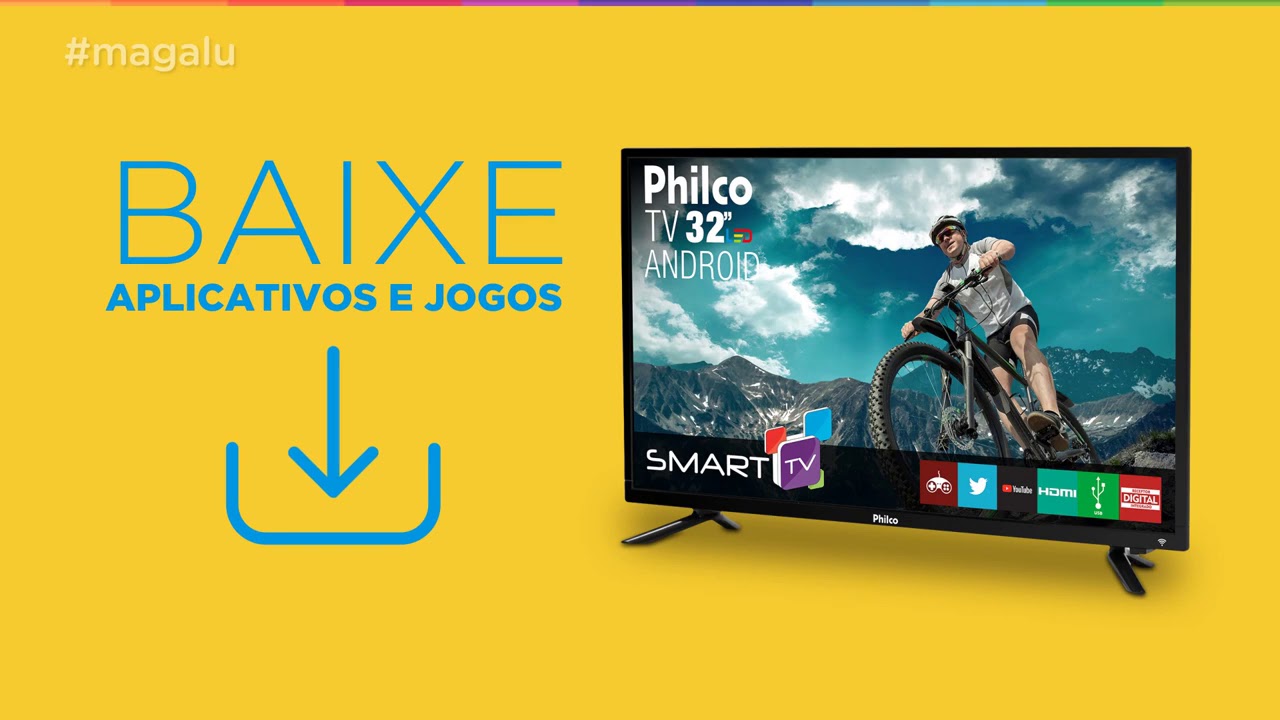 Smart TV LED 32” Philco PTV32N87SA - YouTube