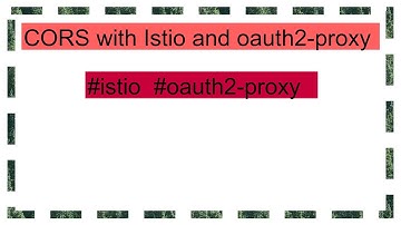 CORS with Istio and oauth2-proxy