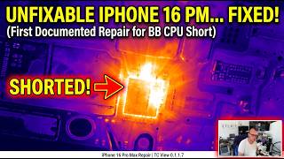 iPhone 16 Pro Max Dead Baseband after Charging Failure