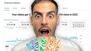 How Much Money I Made in 2022 💵 My YouTube Earnings Revealed