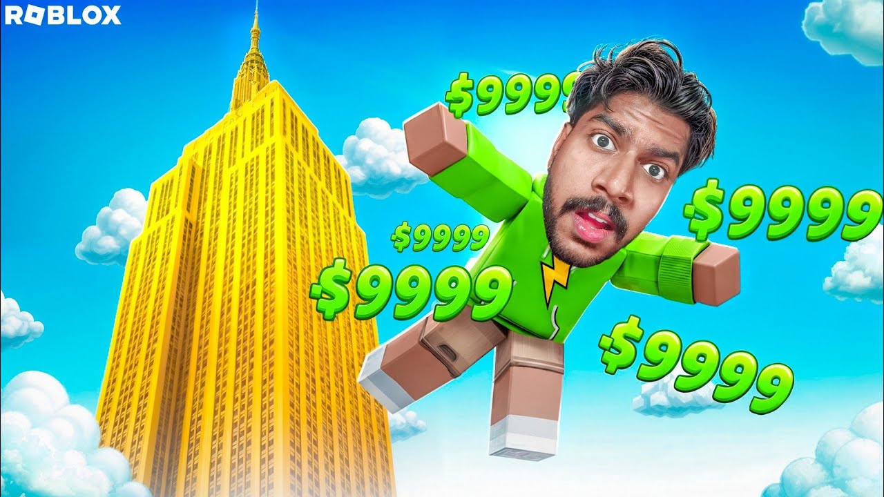 MAKING TRILLIONS IN ROBLOX CLIMB AND JUMP TOWER!!