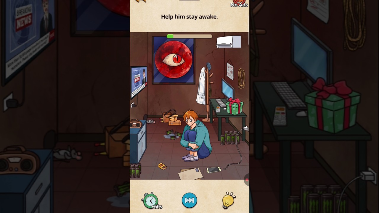 Creepy behind: Annoying puzzle new level 32