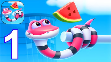 Gravity Noodle - Gameplay Part 1 All Levels 1-21 (Android, iOS) #1