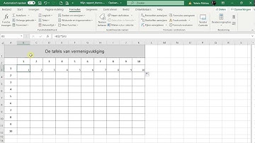 Excel: Gemengde adressering