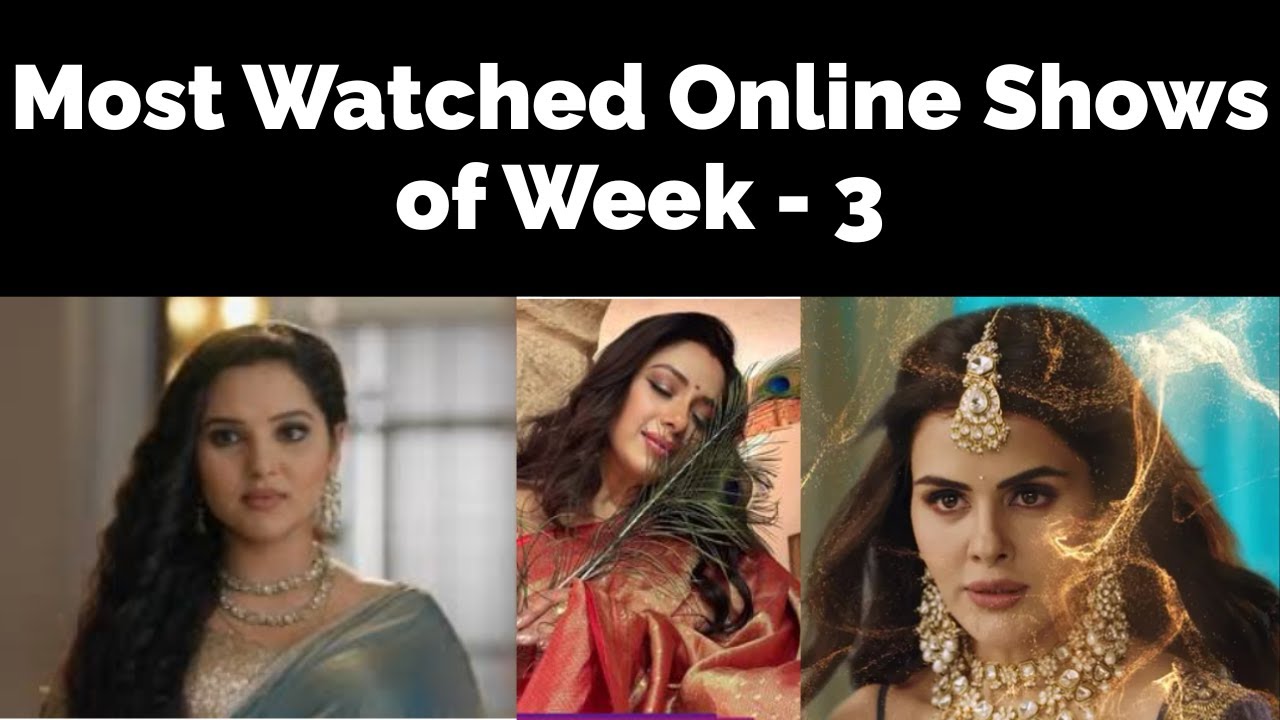 Most Watched Online Shows of Week - 3 YRKKH , Naagin