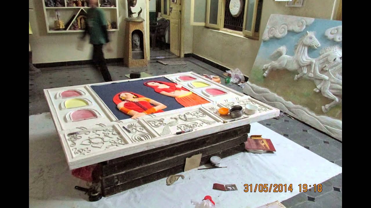 3D Mural making process YouTube