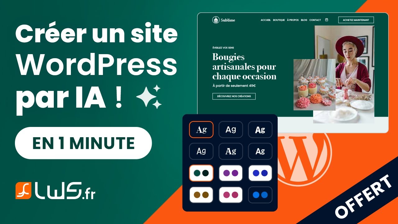 Comment créer un site WordPress par IA en 1mn (2025)