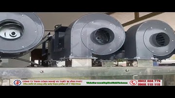 Dây chuyền máy rửa trái nhàu sục khí ozone và băng tải thổi khô quả chuyên dụng