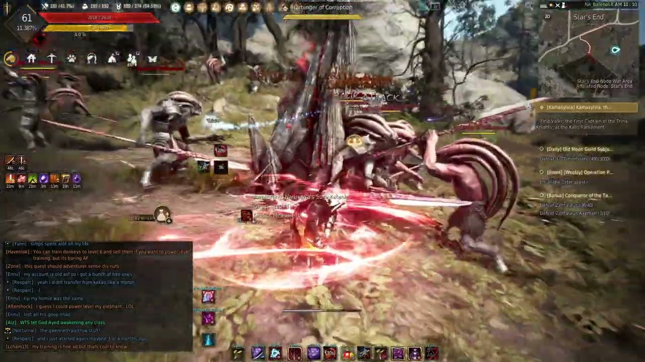 Test higher bit rate Stars end awakening ninja