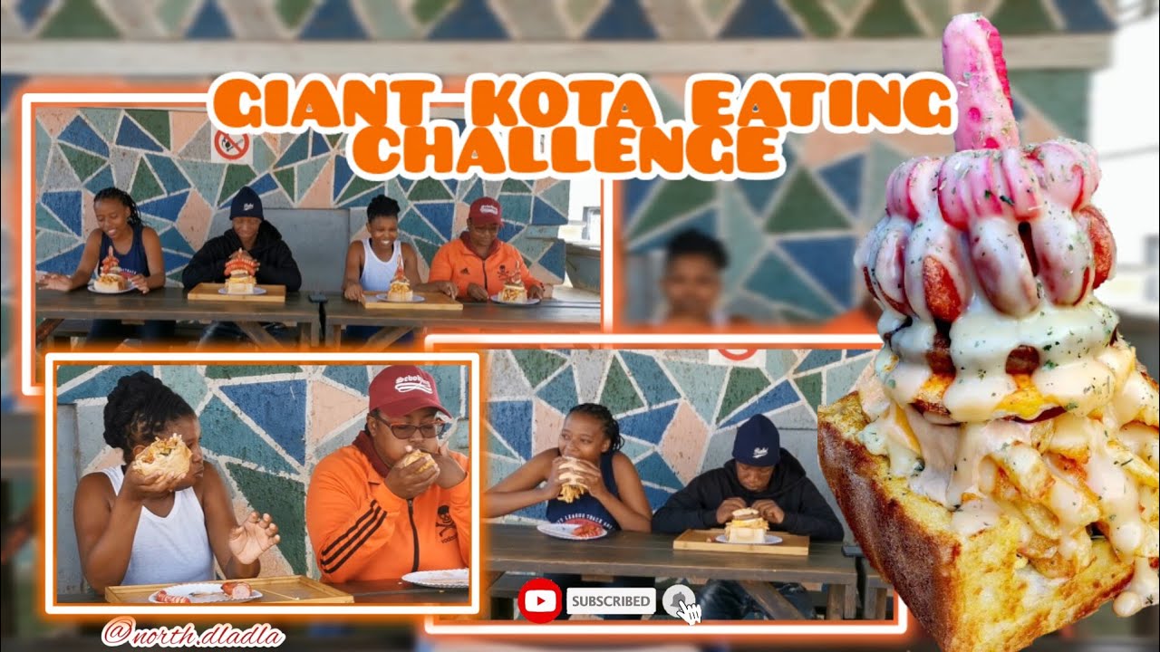 Giant Kota Eating Challenge😤🤤S1E2? Winner Gets R10 000😱🔥#roadto1k #northdladla
