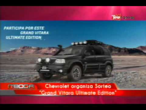 Chevrolet organiza sorteo Grand Vitara Ultimate Edition