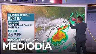 Estas son las ciudades de Texas donde se sentirá más el impacto de Bertha | Noticias Telemundo