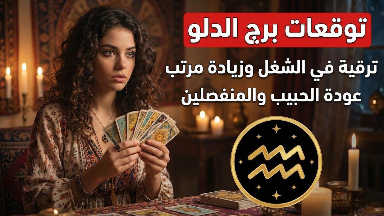 توقعات برج الدلو ♒️ نضج روحي وبصيرة قوية 🔮 فرص ذهبية ومكاسب مالية غير متوقعة 💰 انتصار على الأعداء 💪🏻