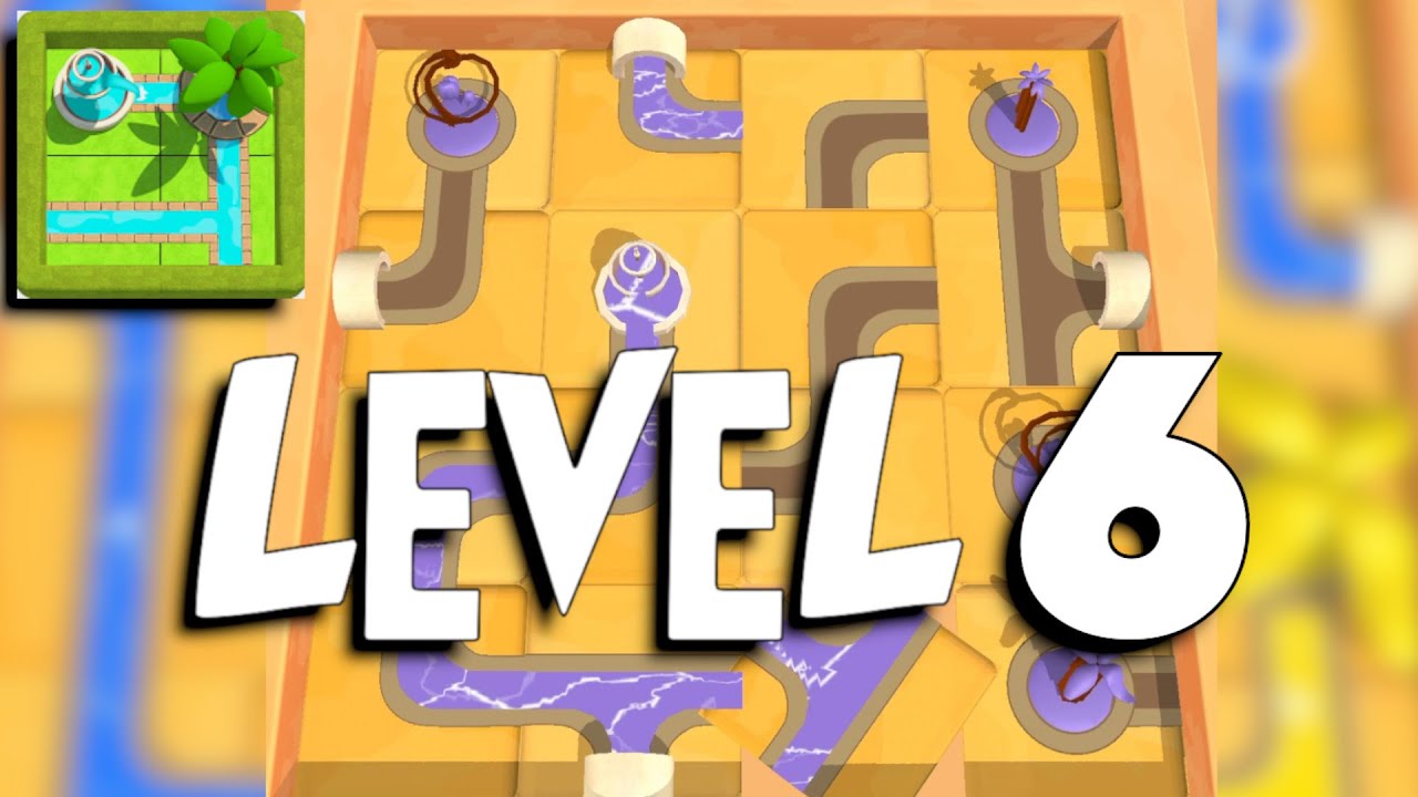 Water Connect Puzzle - Gameplay Level 6 (Android, iOS)