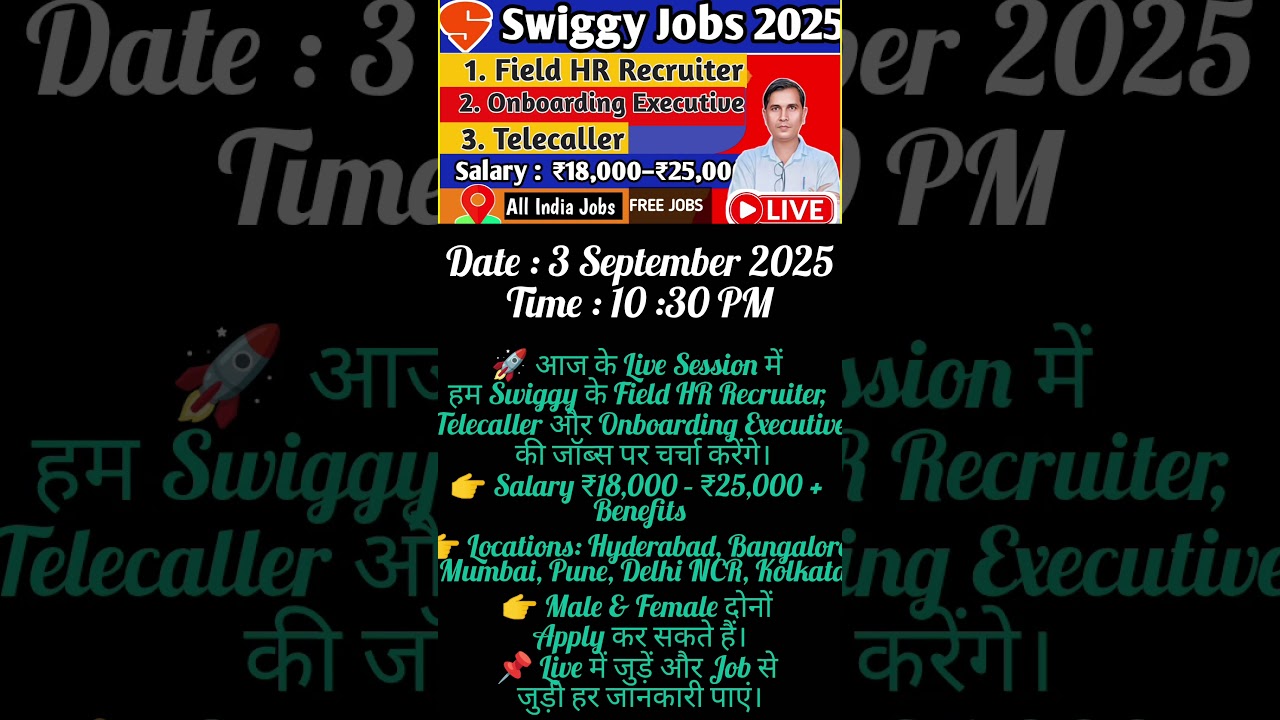 Swiggy Job Discussion Live 