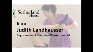 Intro Judith Landhausser - Registered & Chartered Physiotherapist
