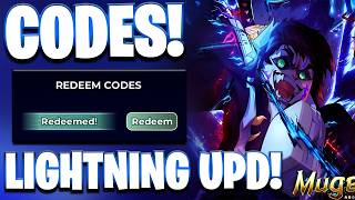 *☀️LIGHTNING* NEW ALL WORKING  LIGHTNING UPDATE CODES FOR MUGEN! ROBLOX MUGEN CODES