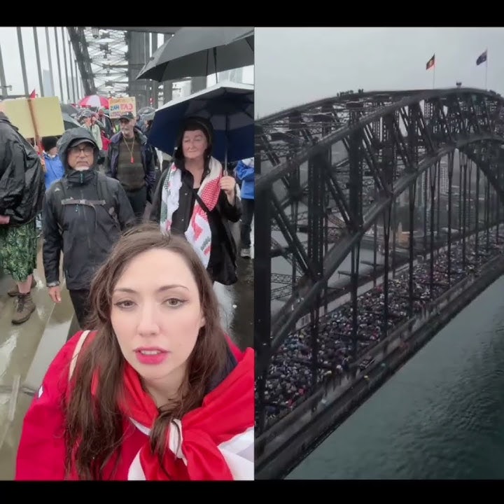 SyrianGirl Joins 100,000 Australians Protesting the Genocide in Gaza