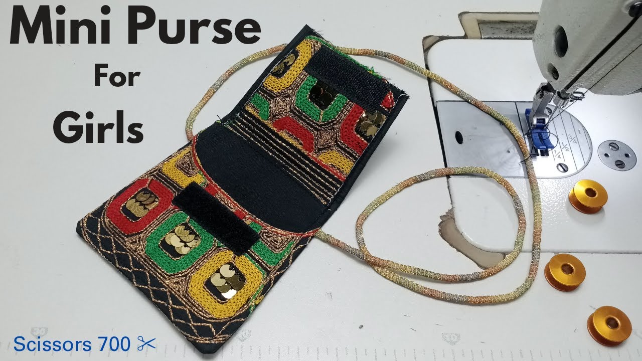 mini purse making at home mini purse for little girl / mini purse for