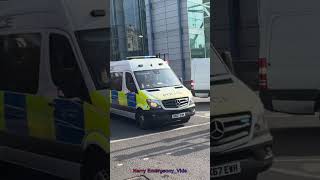 #metropolitanpolice #mercedes  #sprintervan Responding through #towerhill  #shorts