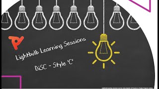Lightbulb learning   DiSC styles 'C'
