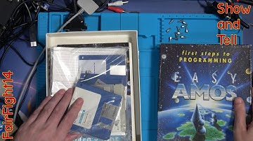 STOS & AMOS boxes and disks for the Atari ST and Amiga. A look inside!