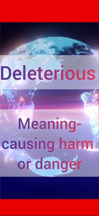 Deleterious Meaning With Example YouTube deleterious-meaning-with-example-youtube