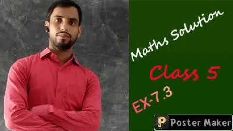 Viva Start up maths Solution class 5 Ex-7.3 BY-SADDAM SIR