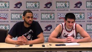RMU vs. SFU Postgame interview with Billy Giles and Matty McConnell
