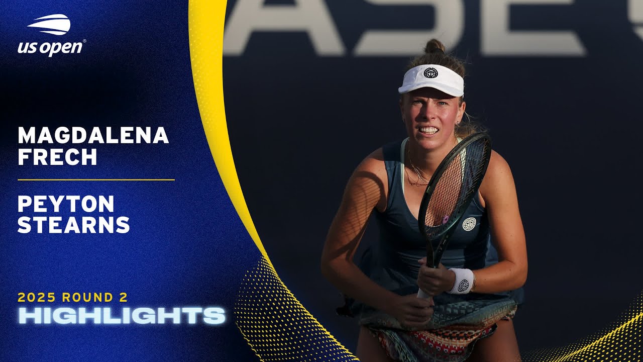 Magdalena Frech vs. Peyton Stearns Highlights | 2025 US Open Round