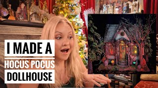 Flip an Old Dollhouse into A Hocus Pocus House DIY