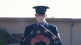 Kunsan Air Base Honor Guard 2022 Flag Retirement Ceremony