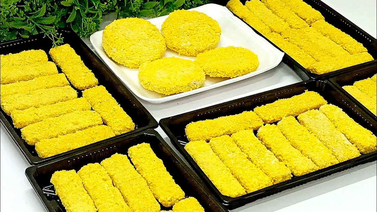 ناجتس الشركات الاقتصادي❗اعملي أكبر كميه من "ناجتس الدجاج" المقرمش بصدر فرخه واحد بس 