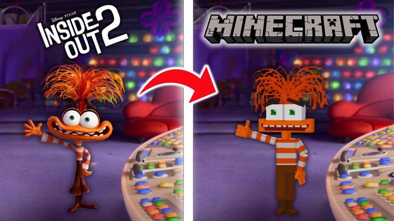 I Remade Every Mob into Inside Out 2 Characters