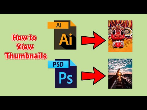Come visualizzare Photoshop e Illustrator File Thumbnails & Come installare Ardfry in Urdu Hindi