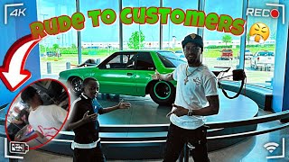 went to summit racing for parts on the 72 this guy was so rude😤