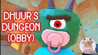 DHUUR'S DUNGEON (OBBY) - Roblox Obby Gameplay Walkthrough No Death [4K]