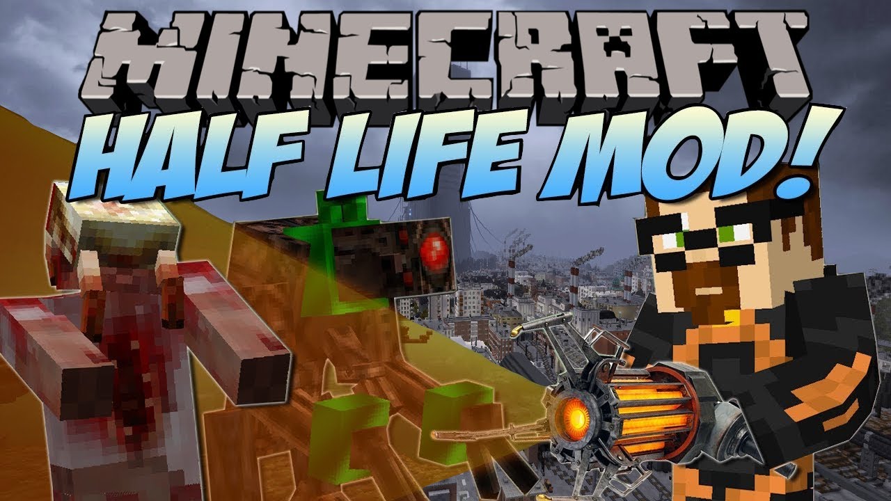 Minecraft | HALF LIFE MOD! (Super Awesome Weapons!) | Lambda Craft Mod ...