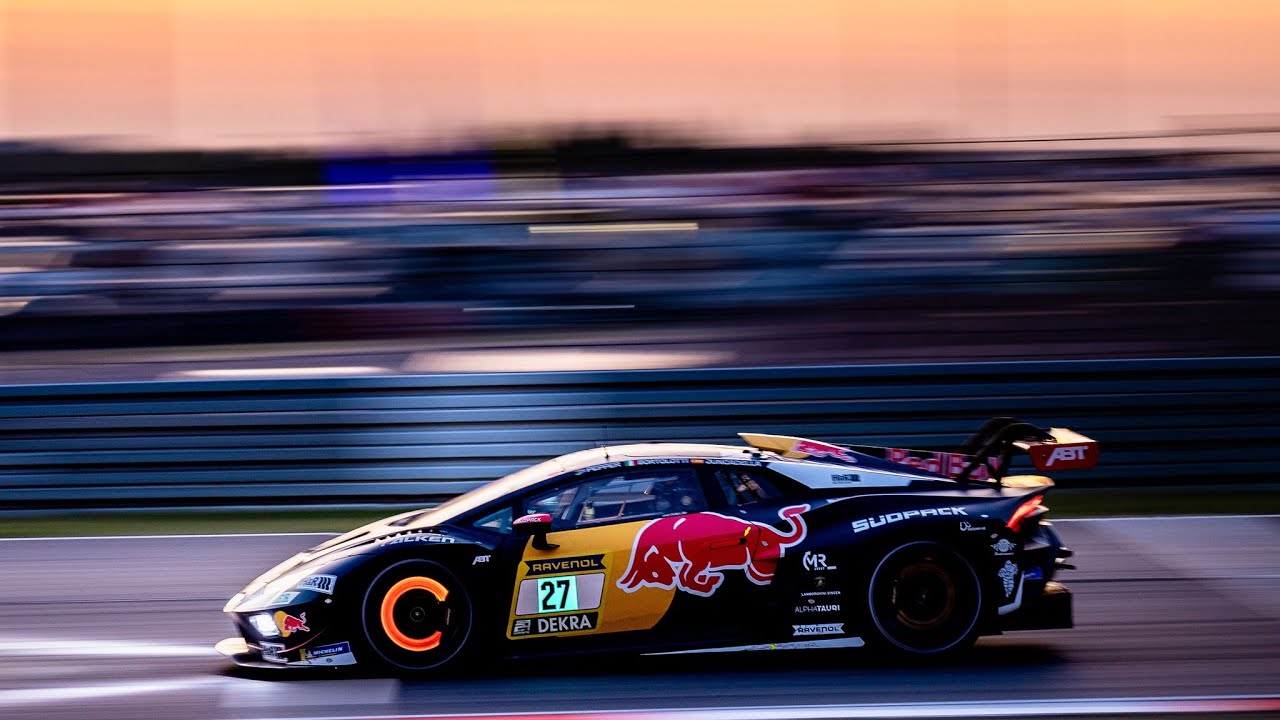 2025 24h Nurburgring #27 Redbull Team ABT night to day