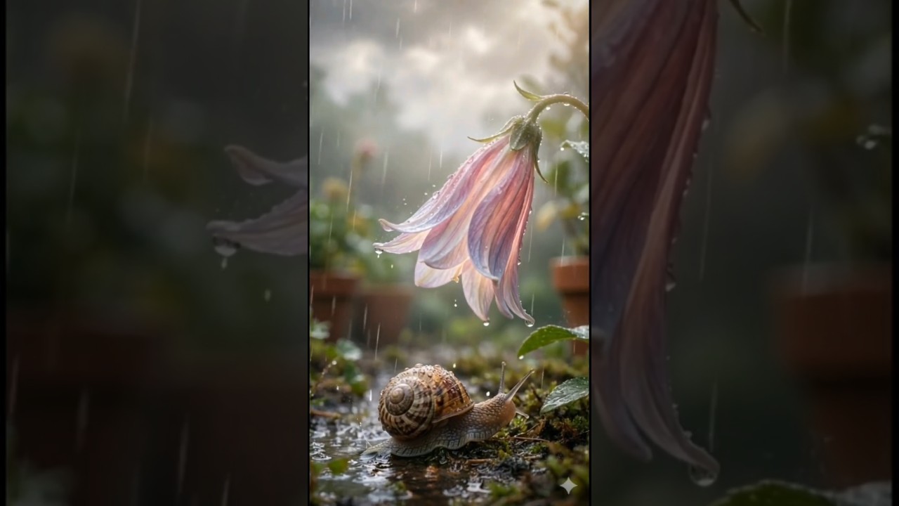 Even in the Rain, Growth Continues | A Cinematic Garden Story l 