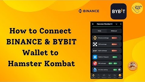 How to Connect Binance and Bybit Wallet to Hamster Kombat #hamsterkombat #short #airdrop