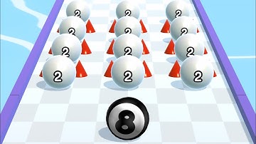 Ball Run 2048 💸🎱🏀 MAX LEVELS!! All Levels Gameplay Walkthrough Android, iOS NEW UPDATE!!!