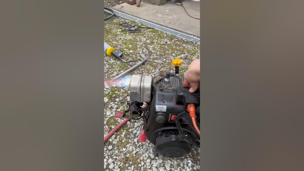 Anyone ever seen backfire on ignition before? YouTube